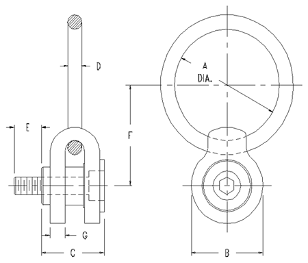 Side Load Hoist Rings