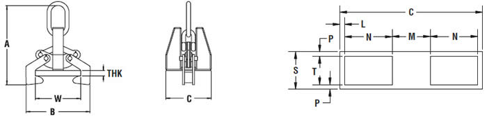 Beam Grabs Model F Diagram