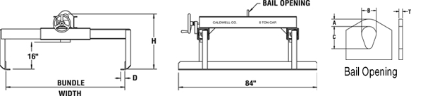 Standard Duty Sheet Lifter Model 64 Diagram